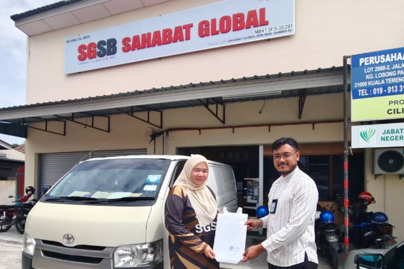 Penerangan Zakat Harta kepada  SAHABAT GLOBAL SDN. BHD.