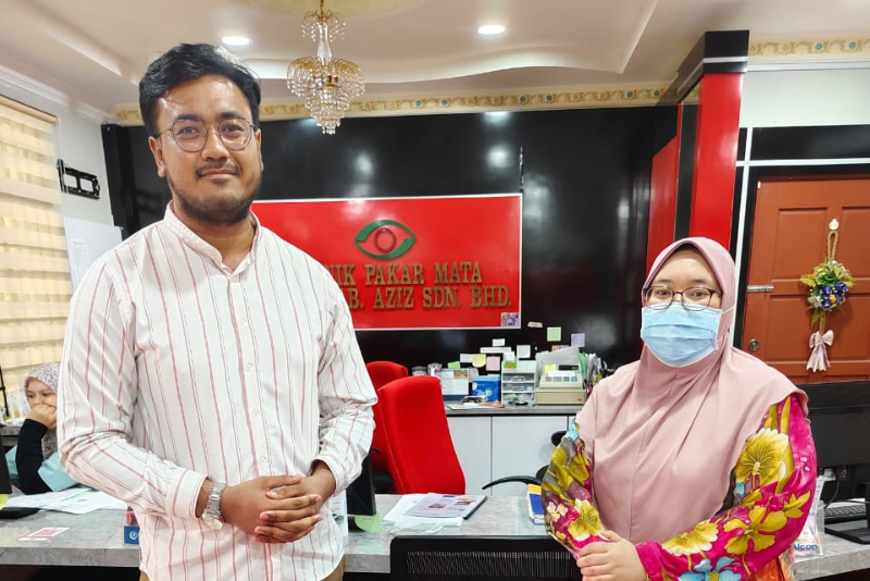 Penerangan Zakat Harta kepada Wakil Pemilik Klinik Pakar Mata Dr. Azman