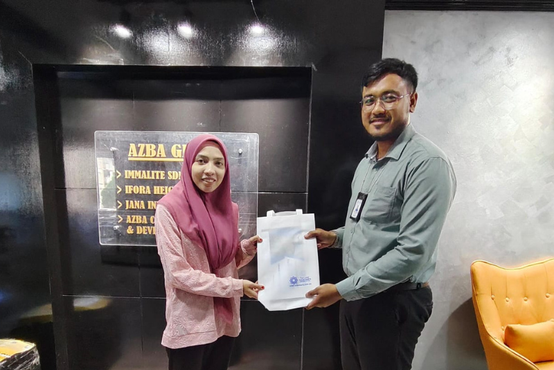 Penerangan Zakat Harta kepada wakil Azba Construction & Development Sdn. Bhd.